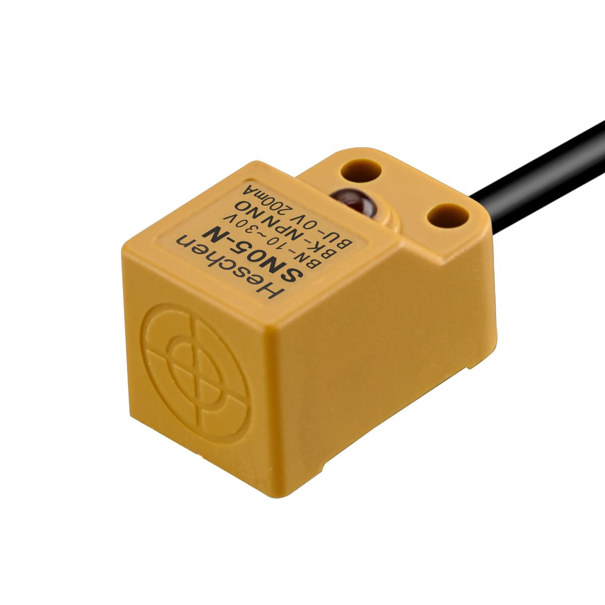 Heschen Square Inductive Proximity Sensor Switch, Non-Shield Type, SN0