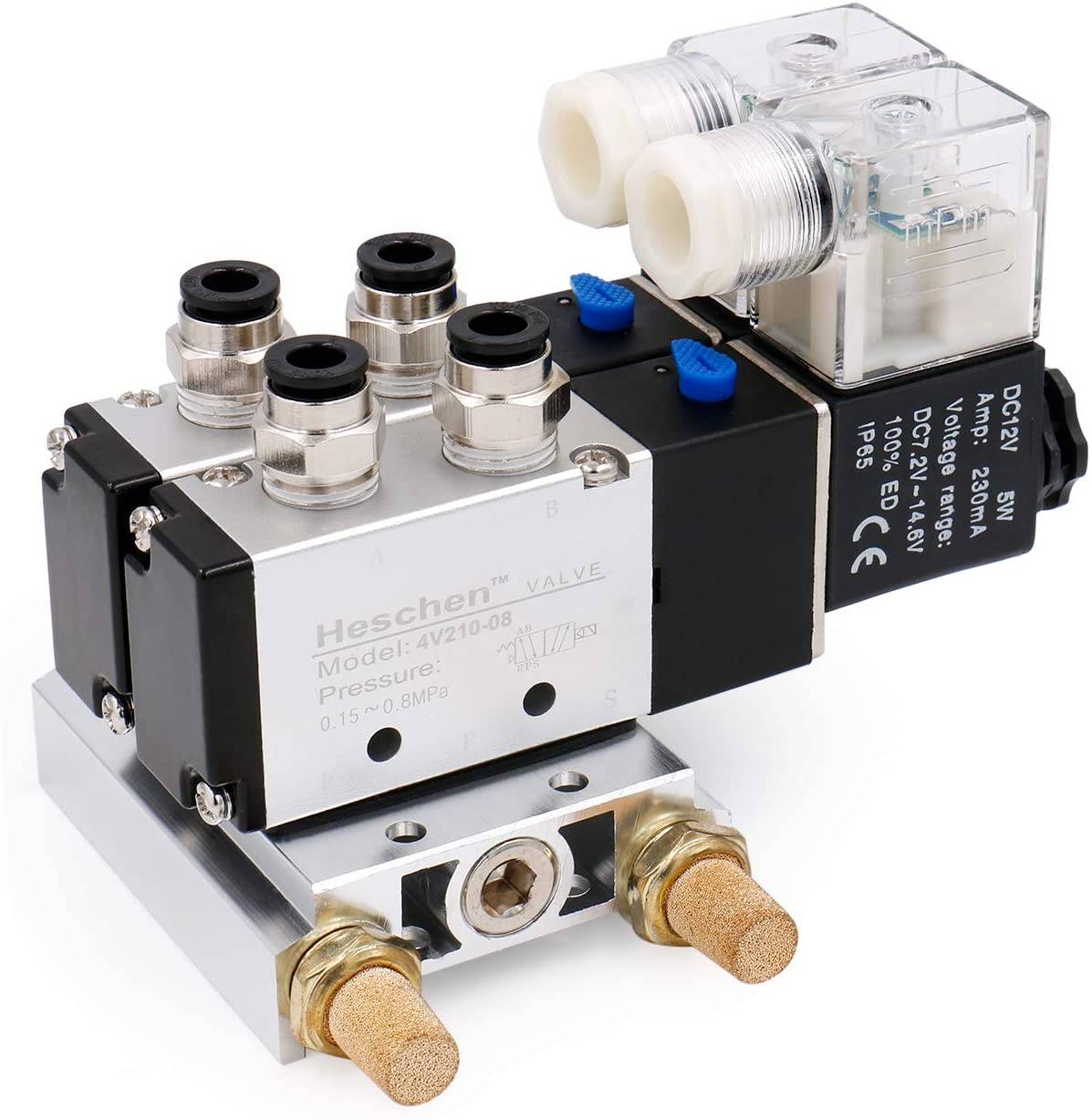 Twin Solenoid Valve 4V210-08