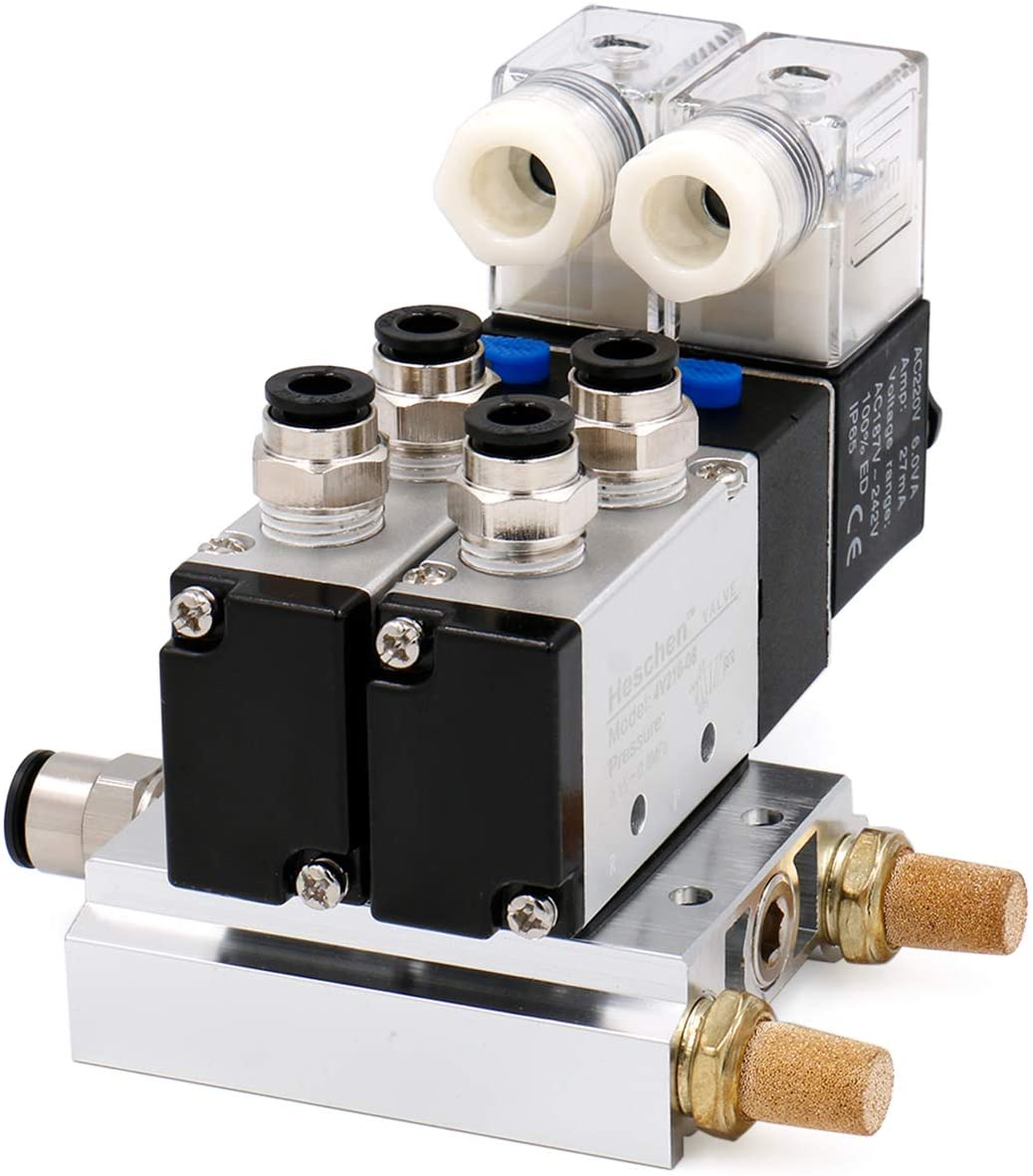 Distributeur d'électrovanne à 2 espaces