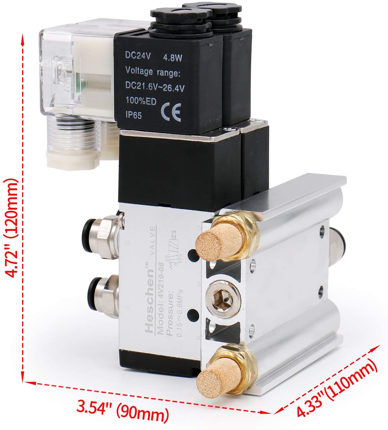 Collettore per elettrovalvole a 2 spazi