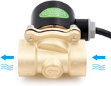 Heschen Brass Electric Solenoid Valve 1/2 Inch Direct Action Water Air Gas Normally Closed Replacement Valve