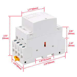 Household AC Contactor CT1-25 25A 4 Pole 1NO 1NC