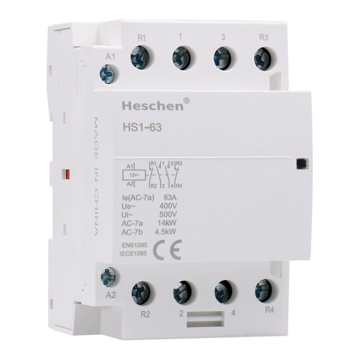 Household AC Contactor CT1-63 63A 2 Pole 1NO 1NC