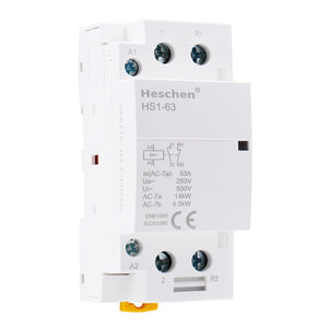Contattore AC domestico CT1-63 63A 2 poli 1NO 1NC