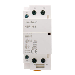 Contacteur secteur domestique HSR1-63 63A 2P NC normalement fermé