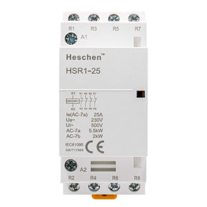 Contattore CA domestico HSR1-25 25A 4P NC normalmente chiuso