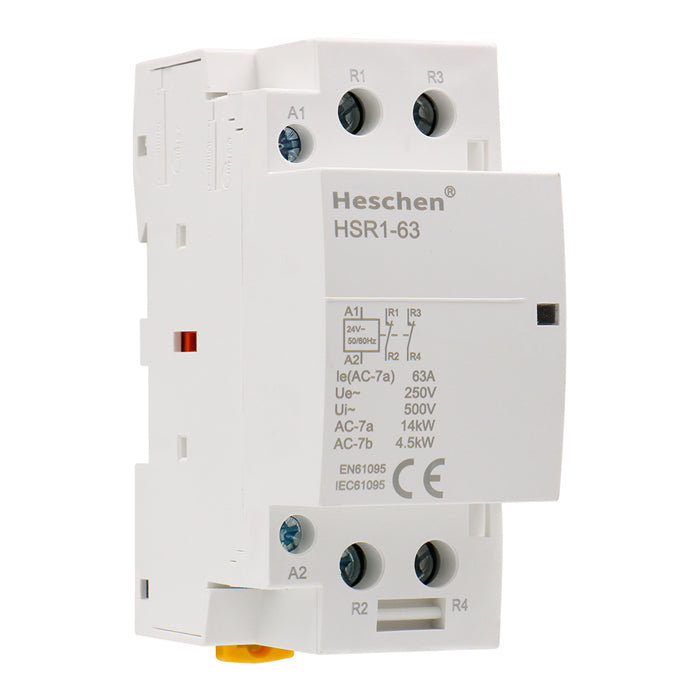 Contattore CA HSR1-25 25A 2NC - Per Impianti Domestici, Montaggio Su Guida DIN - Foto 7