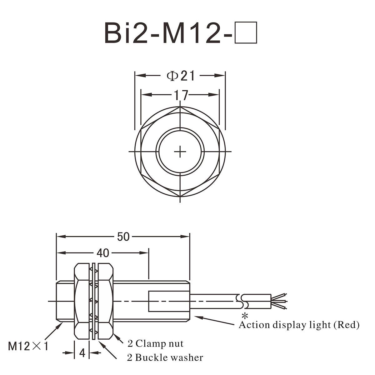 Heschen 2mm Embedded Inductive Sensor Switch Bi2 M12 AD4X Cylindrical heschen-2mm-embedded-inductive-sensor-switch-bi2-m12-ad4x-cylindrical