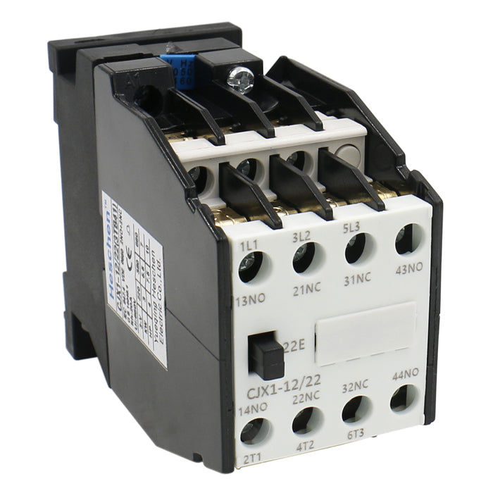 AC Contactor CJX1-12/22 220V 50/60Hz Coil 3P 3 Pole 2NO+2NC 380V 20A –  Heschen