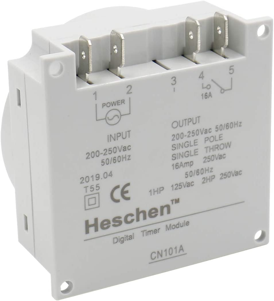 Digital LCD Power Weekly Programmable Timer Switch AC 200-230V 16 Amp –  Heschen