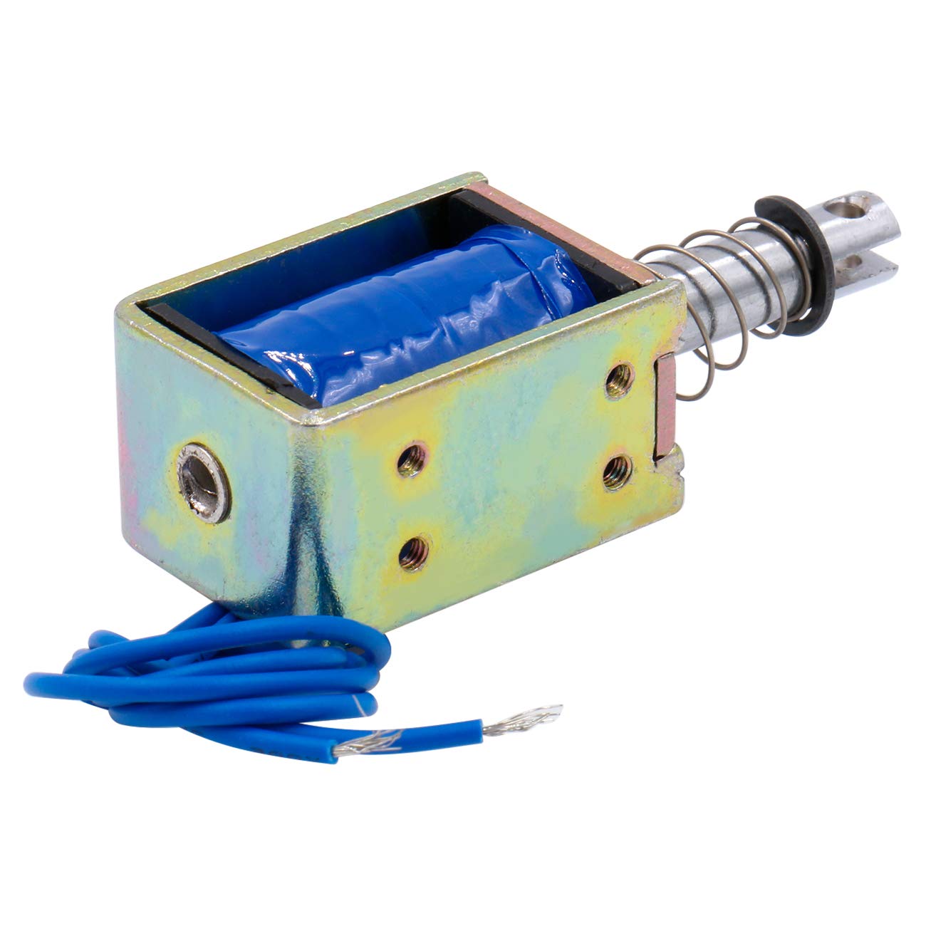 Serrure de porte à cadre ouvert à électroaimant solénoïde