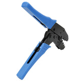 Heschen Ratchet Crimper Plier HS-30J Insulated Cable Terminals Crimping Tools Use for 1-2.5-6 mm² (20-10 AWG) Blue