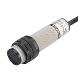 Heschen M18 Photoelectric Sensor Diffuse Reflection Sensor Switch E3F-DS10P1 PNP NO DC10-30V 200mA Sensing Distance 10cm 3 Wires