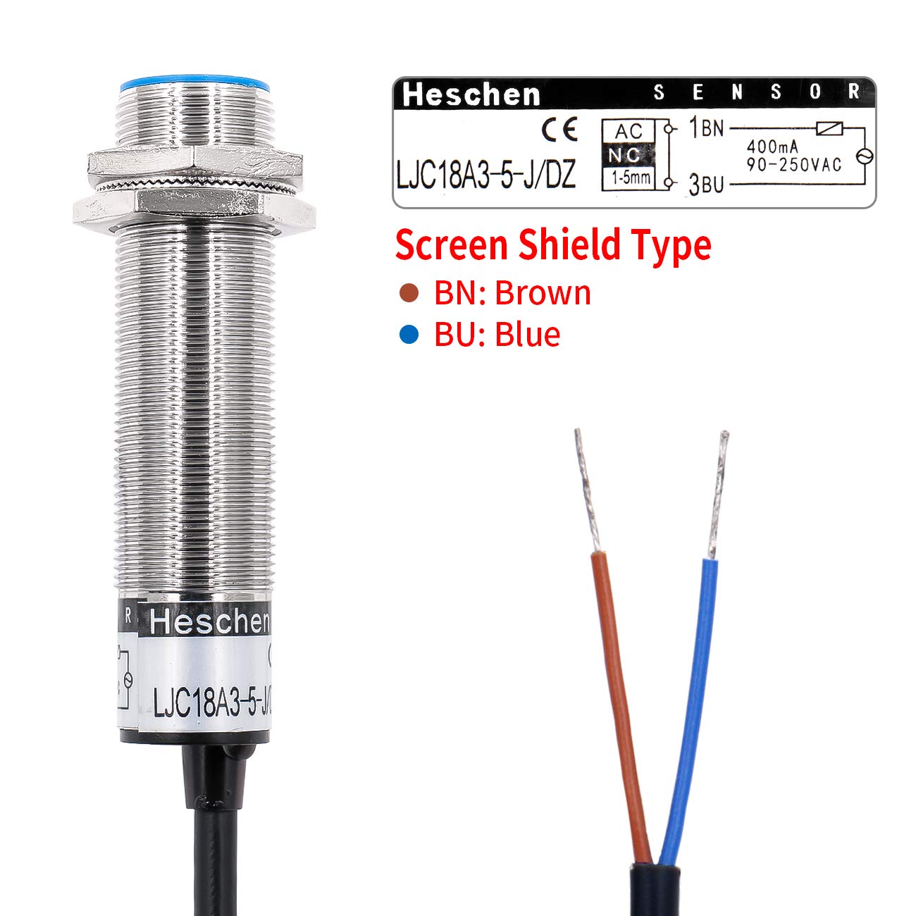 Interruttore del sensore di prossimità capacitivo normalmente chiuso