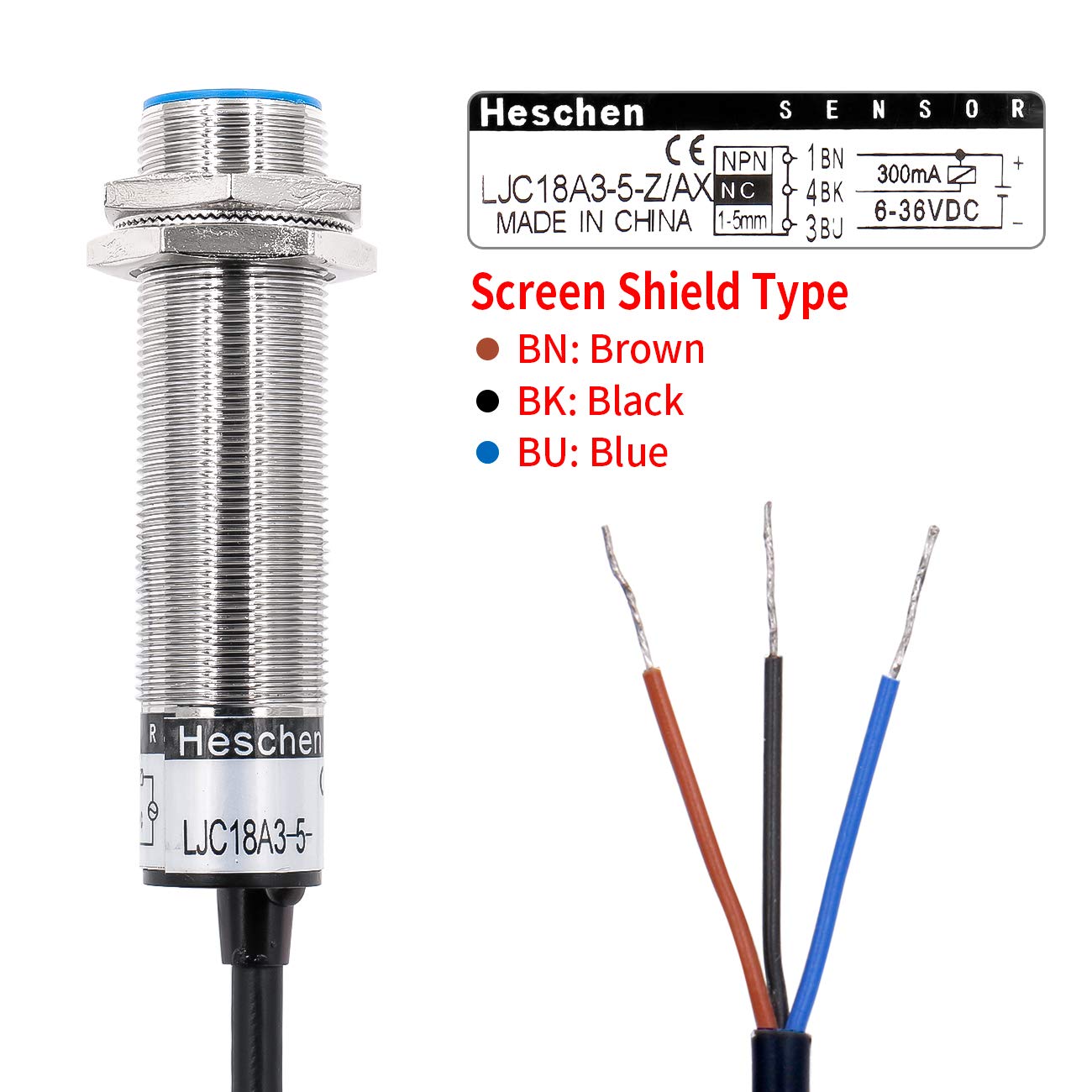 Interruttore sensore di prossimità capacitivo NPN normalmente chiuso