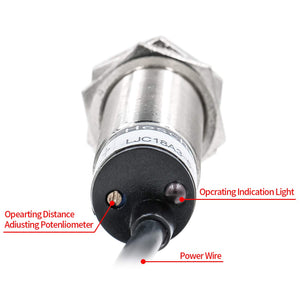 interruptor de sensor de proximidad capacitivo normalmente abierto