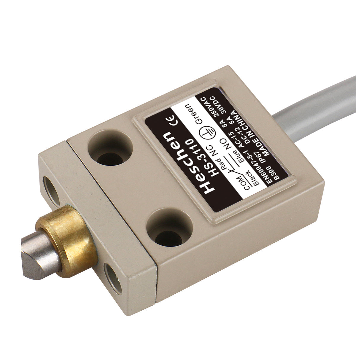 Heschen Limit Switch HS3110(TZ3110) Sealed Plunger 1NO+1NC SPDT IP67