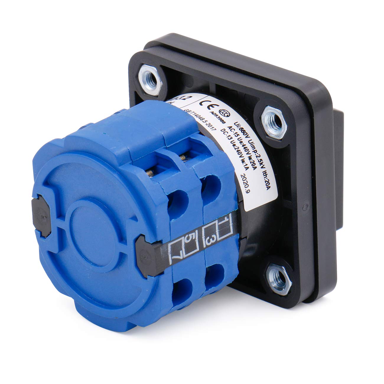 interruptor de leva 20A 4 posiciones 2 fases