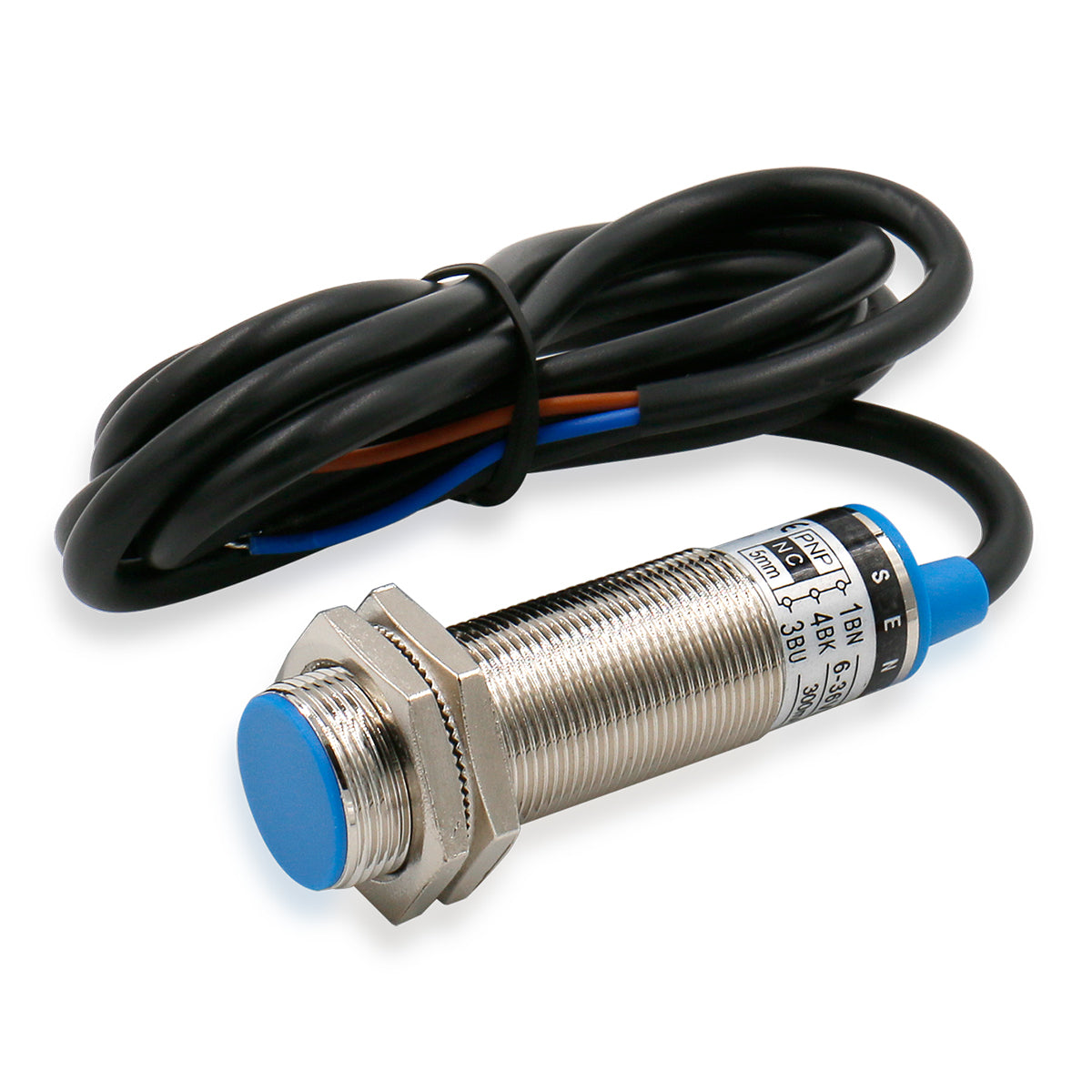 Heschen M18 Proximity Inductive Sensor Non-Shield Switch Type LJ18A3-8-Z/BX Detector 8mm 10-30V DC 200mA NPN Normally Open (NO) 3 Wire - View #7