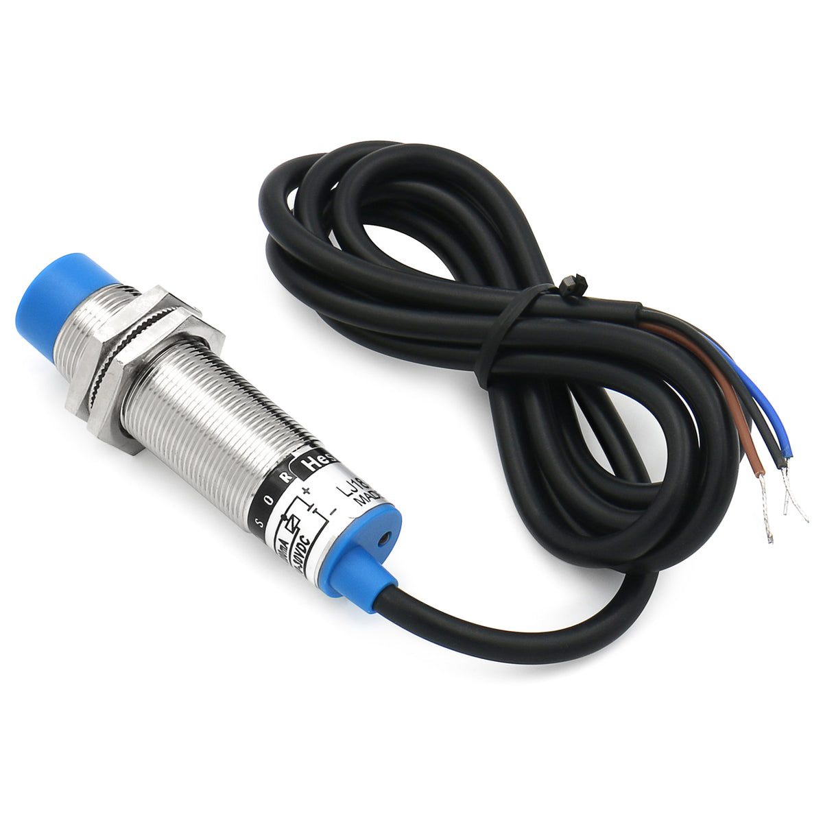 Capteur Capacitif Proximité Capteur De Proximité Capacitif Heschen M18 - 10mm Portée, NPN NO, 10-30VDC (200mA, Câble 120cm) Capteur Métal Plastique Capteur Capacitif Proximité Capteur De Proximité Capacitif Heschen M18 - 10mm Portée, NPN NO, 10-30VDC (200mA, Câble 120cm) Capteur Métal Plastique