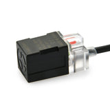 Heschen Square Inductive Proximity Sensor Switch Non-Shield Type PL-08Y1 Detector Distance 8mm 90-250VAC 400mA Normally Open(NO) 3 Wire