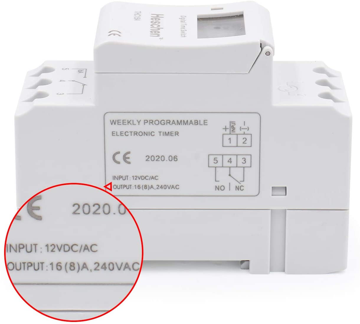 interrupteur de minuterie numérique 12v