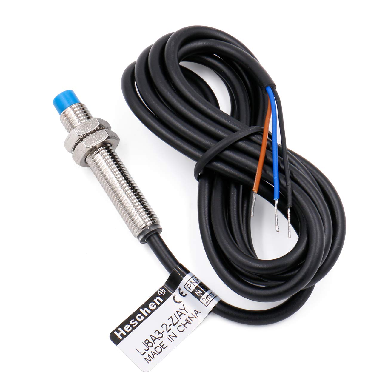 Détecteur De Proximité Inductif PL-08P3 – 8 Mm PNP NO+NC 10-30VDC 4 Fils Carré Non Blindé