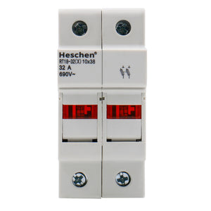 Zylindrischer Sicherungshalter 2-polig
