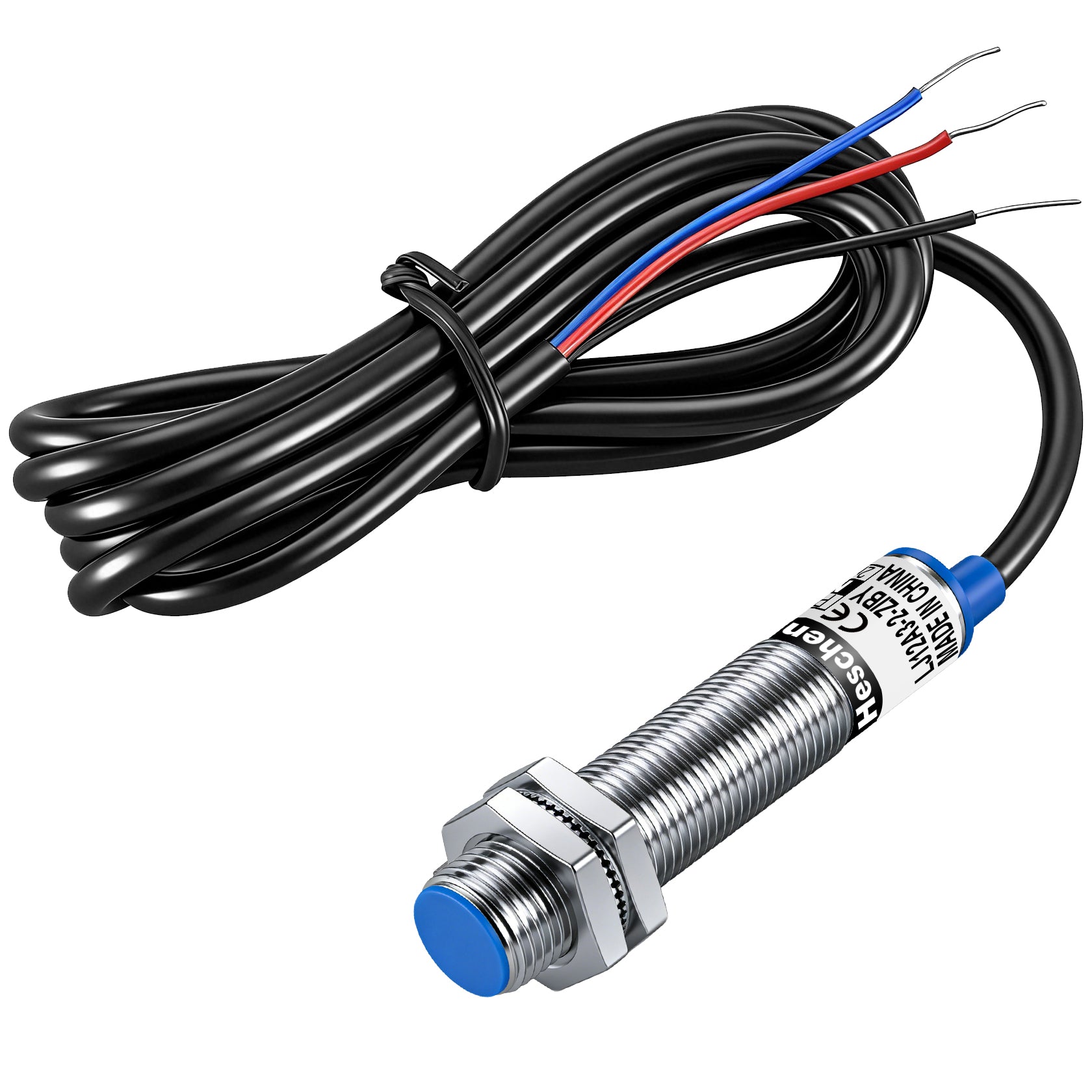 Heschen M12 Inductive Proximity Sensor Switch Shield Type LJ12A3-2-Z/BY Detector 2mm 10-30VDC 200mA PNP Normally Open(NO) 3 Wire : Buy Online at Best Price in KSA - Souq is now Heschen M12 Inductive Proximity Sensor Switch Shield Type LJ12A3-2-Z/BY Detector 2mm 10-30VDC 200mA PNP Normally Open(NO) 3 Wire : Buy Online at Best Price in KSA - Souq is now