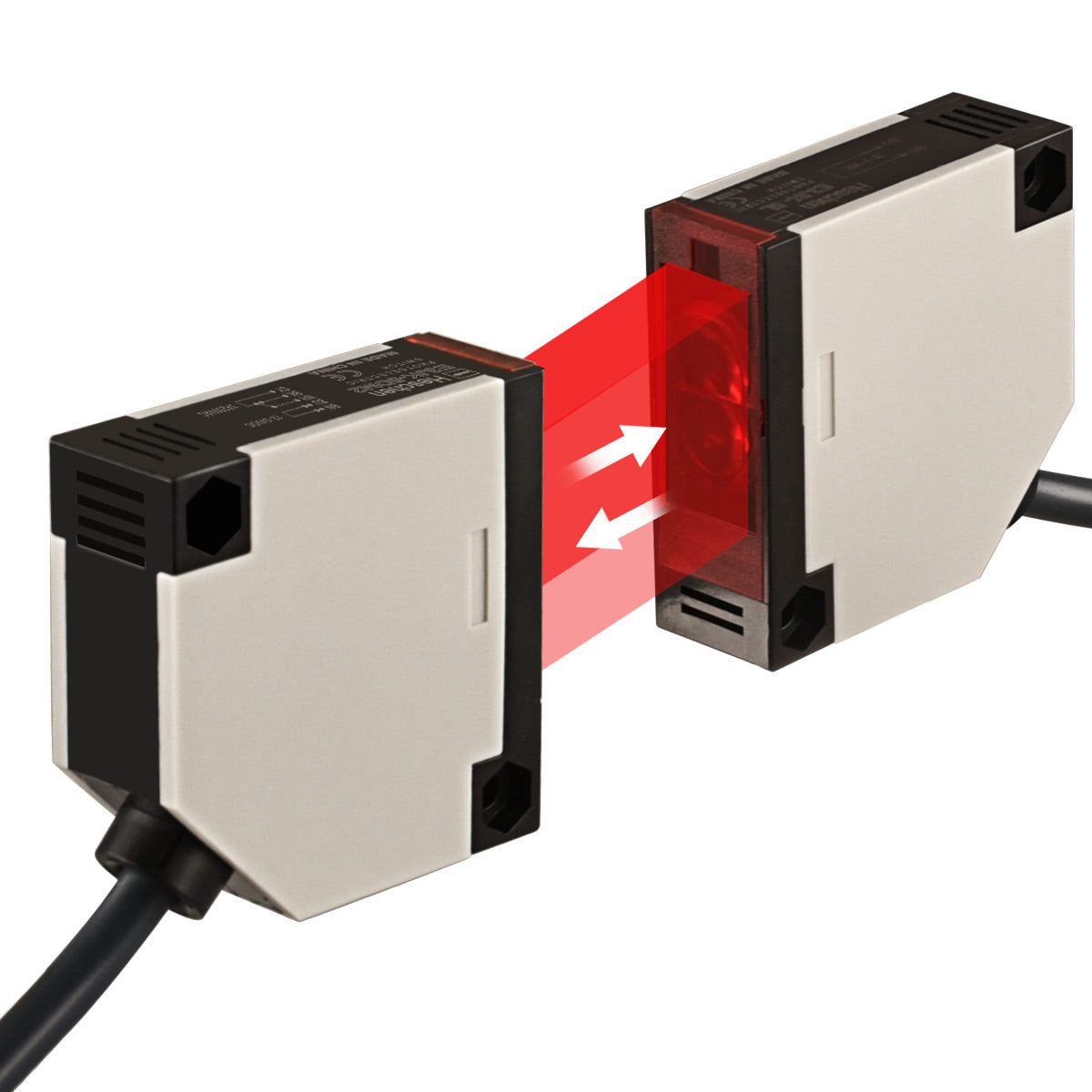 Heschen Photoelectric Switch E3JK-5DM2-5L DC 12-24V Bijection Type Detection Distance 5m