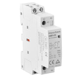 Household AC Contactor HSR1-25 2 Pole Two Normally Closed 220V/230V Coil Voltage 35 mm DIN Rail Mount