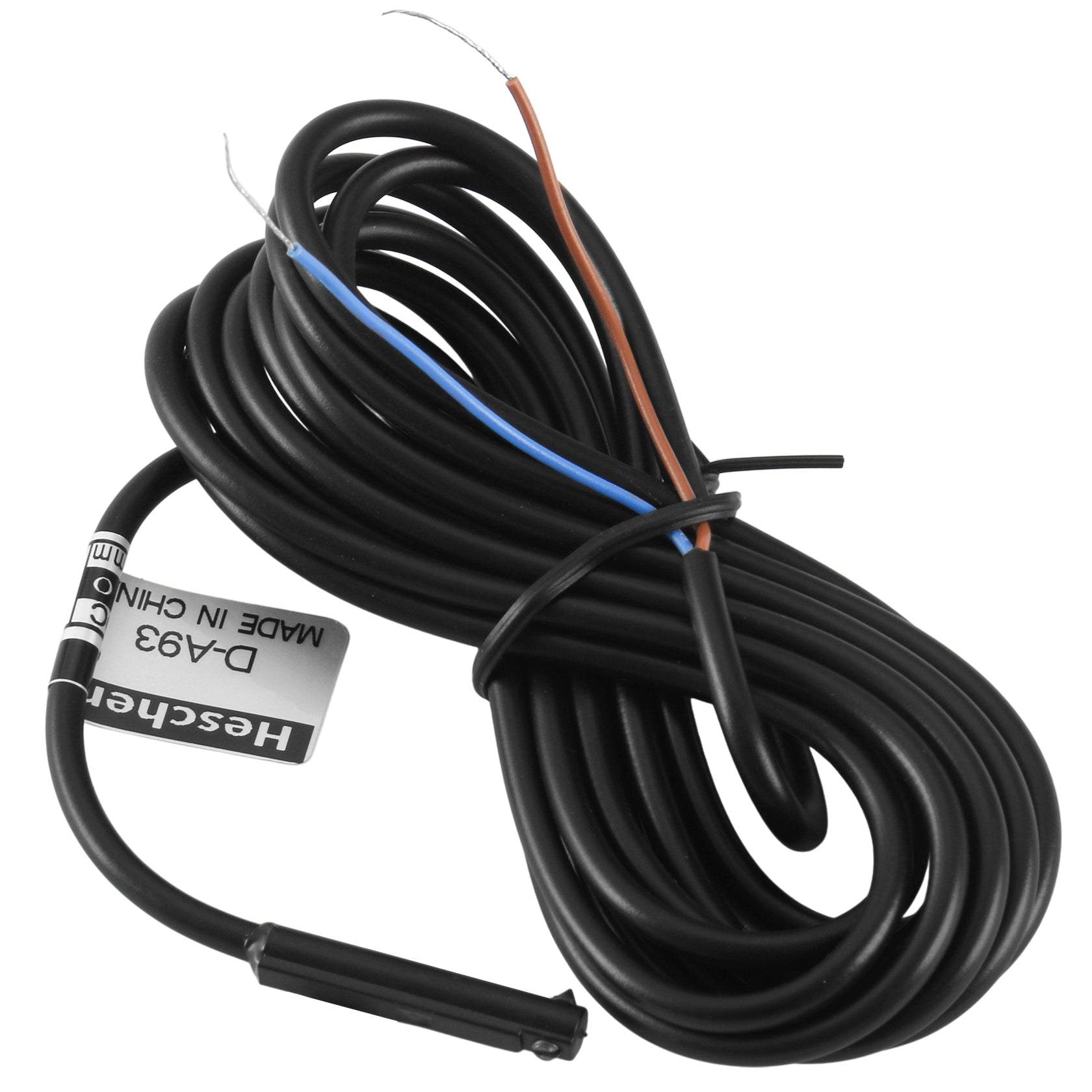 Heschen Magnetic Reed Sensor Switch D-A93 DC 10-30V 200mA Sensor 10mm NO(Normally Open) for Pneumatic Air Cylinder