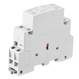 Household AC Contactor HS1-25 2 Pole 1NO 1NC 220V/230V Coil Voltage 35 mm DIN Rail Mount