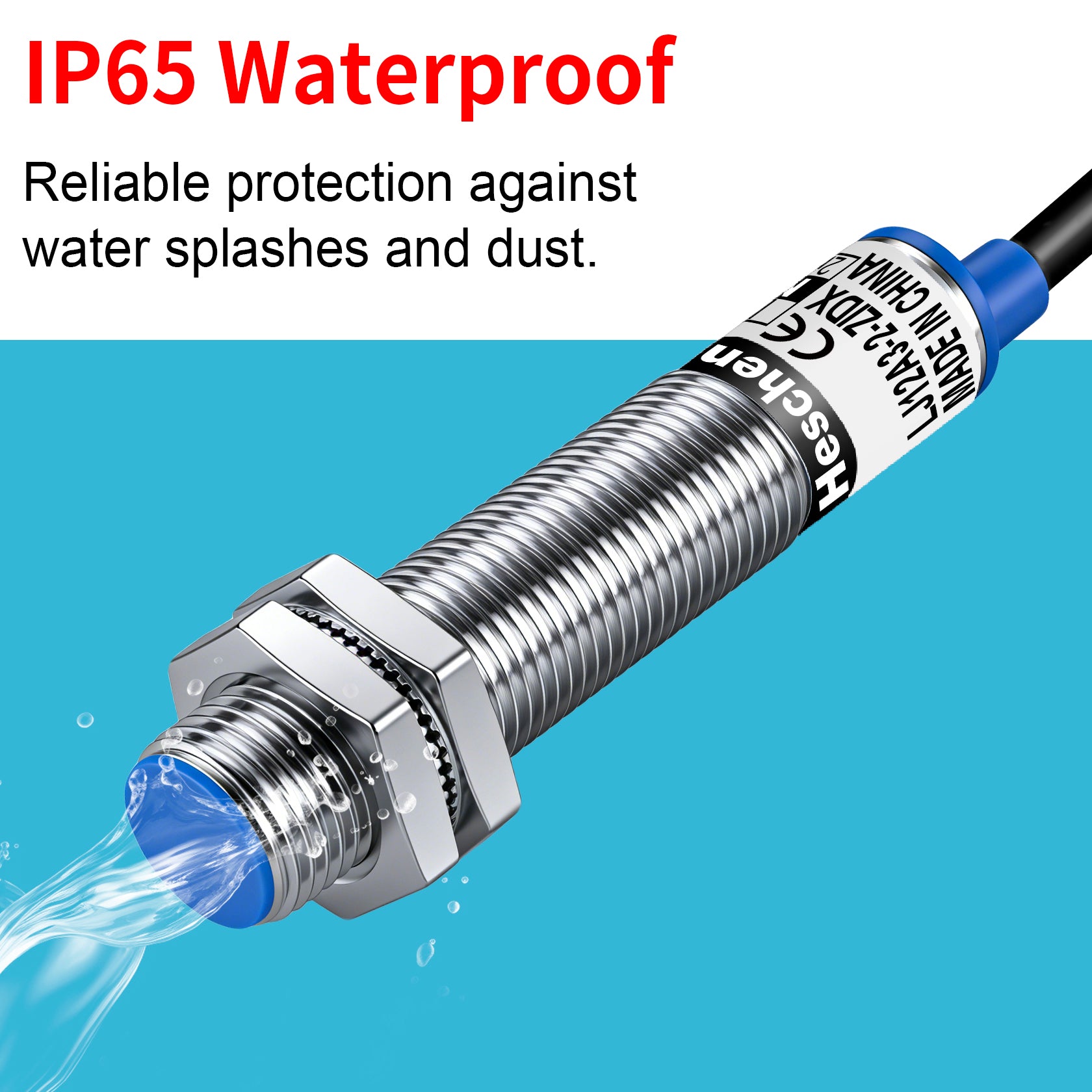 M12 Inductive Proximity Sensor Switch Screen Shield Type Normally