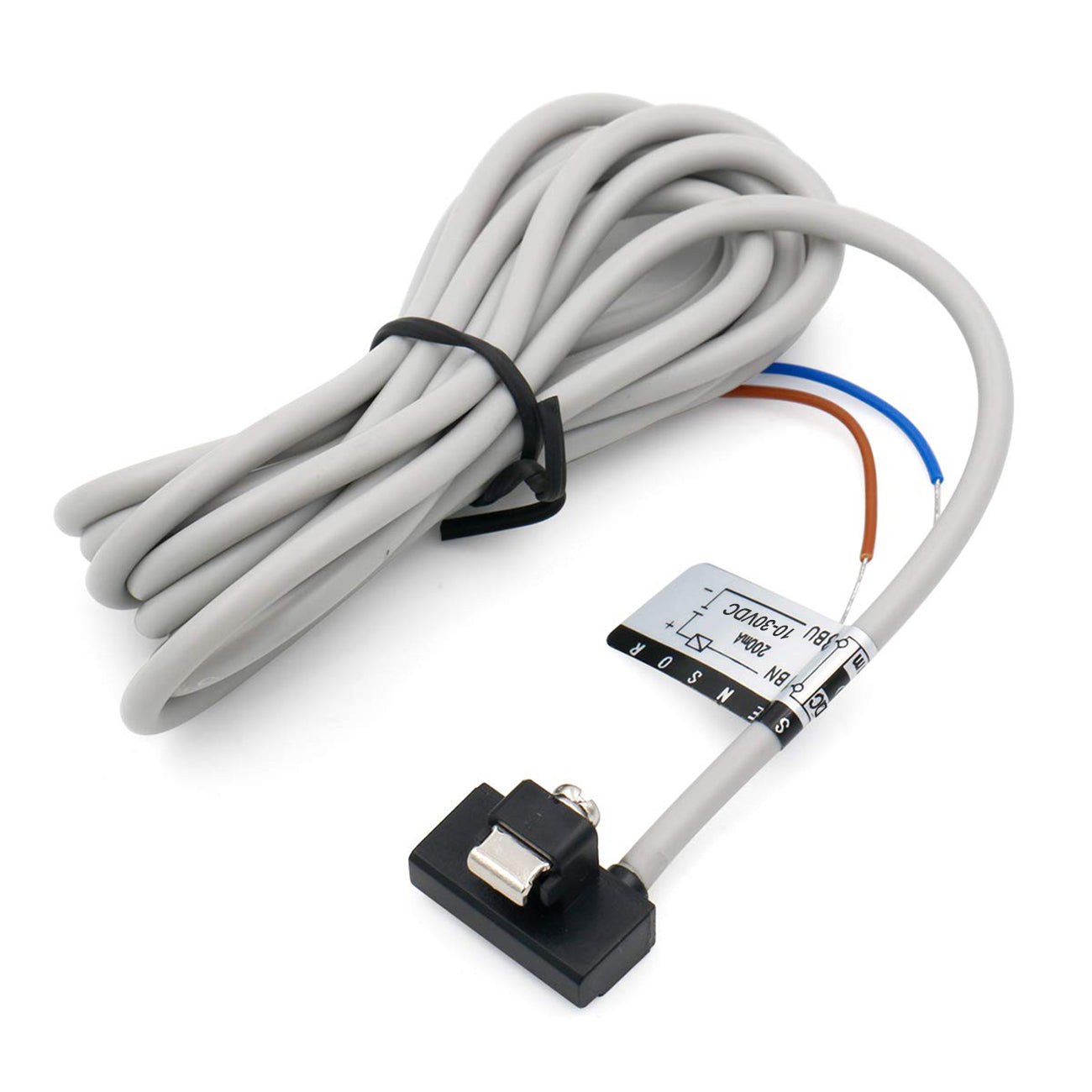 Heschen Magnetic Reed Switch Sensor DC 10-30V 2 Wired 10mm NO(Normally Open) CS1-J for Pneumatic Air Cylinder CE