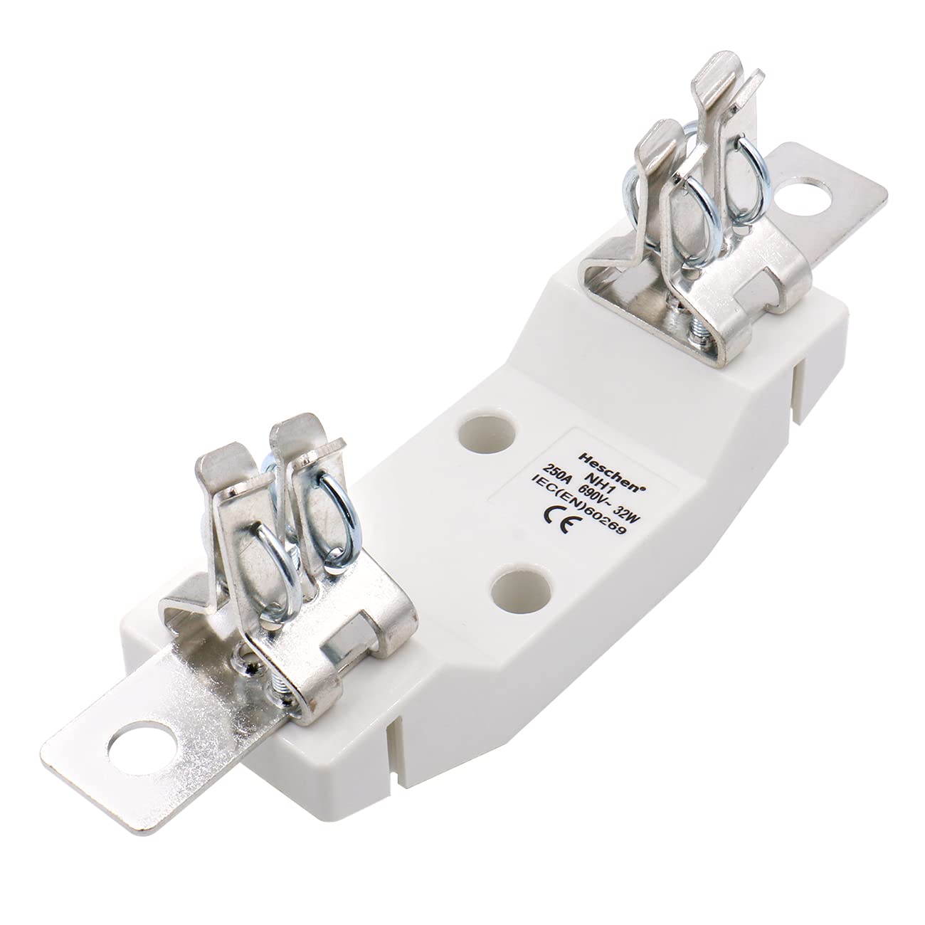 Heschen Ceramic Single-Pole Fuse Holder NH1 250A 690V 32W for NH Fuse-Link
