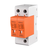 Heschen DC Surge Protective Device, LYD1-C, 2P DC24V 20KA, Fire-Proof, Low-Voltage Arrester, 35mm DIN Rail Mounting