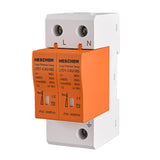 Heschen Surge Protective Device, LYD1-C40/385, 2P 385V 20KA, Fire-Proof, Low-Voltage Arrester, 35mm DIN Rail Mounting