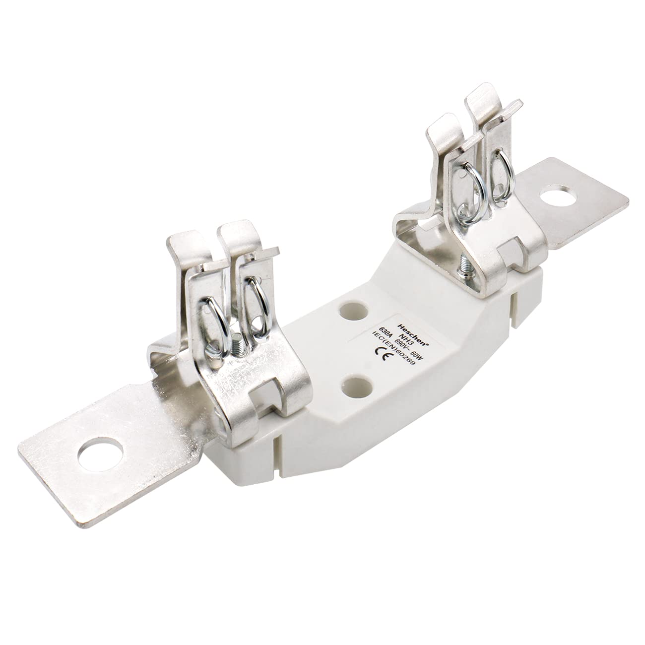 Heschen Ceramic Single-Pole Fuse Holder NH3 630A 690V 60W for NH Fuse-Link