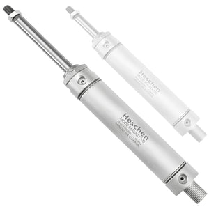 Heschen Pneumatischer Schlanker Luftzylinder, MAL 40-50, PT1/4'' Anschluss, 40mm Bohrung, 50mm Hub, Doppelt Wirkend Heschen Pneumatischer Schlanker Luftzylinder, MAL 40-50, PT1/4'' Anschluss, 40mm Bohrung, 50mm Hub, Doppelt Wirkend