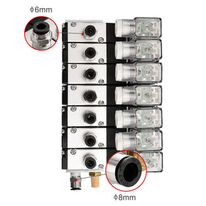 Heschen Elektrische pneumatische Twin magneetventiel Heschen Elektrische pneumatische Twin magneetventiel
