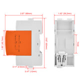 Heschen Surge Protective Device for PV, LYD1-PV1000, 2P 1000VDC 20KA, 35mm DIN Rail Mounting