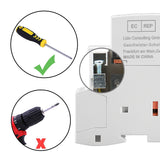 Household AC Contactor HSR1-25 2 Pole Two Normally Closed 220V/230V Coil Voltage 35 mm DIN Rail Mount