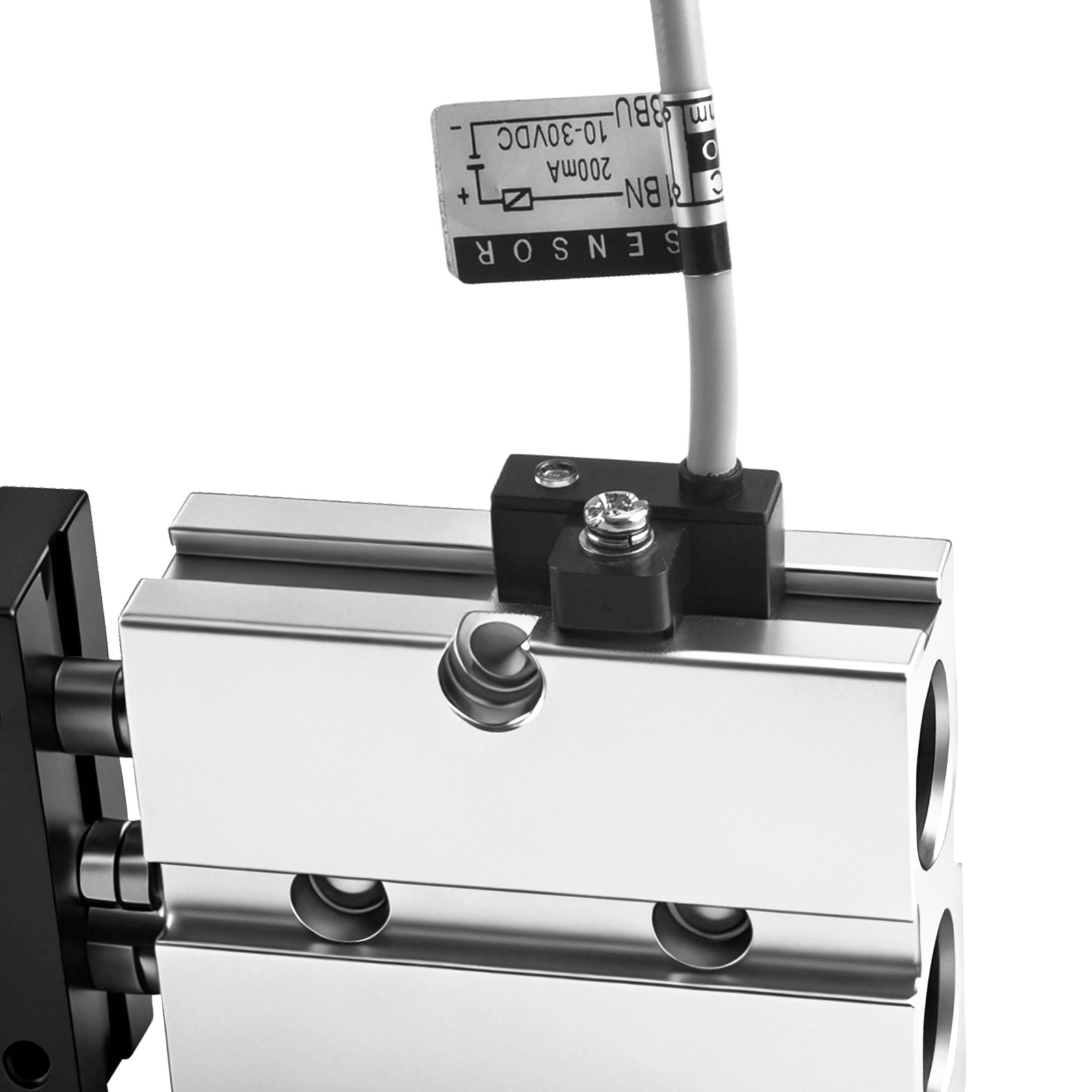 Heschen Magnetic Reed Switch Sensor DC 10-30V 2 Wired 10mm NO(Normally Open) CS1-J for Pneumatic Air Cylinder CE