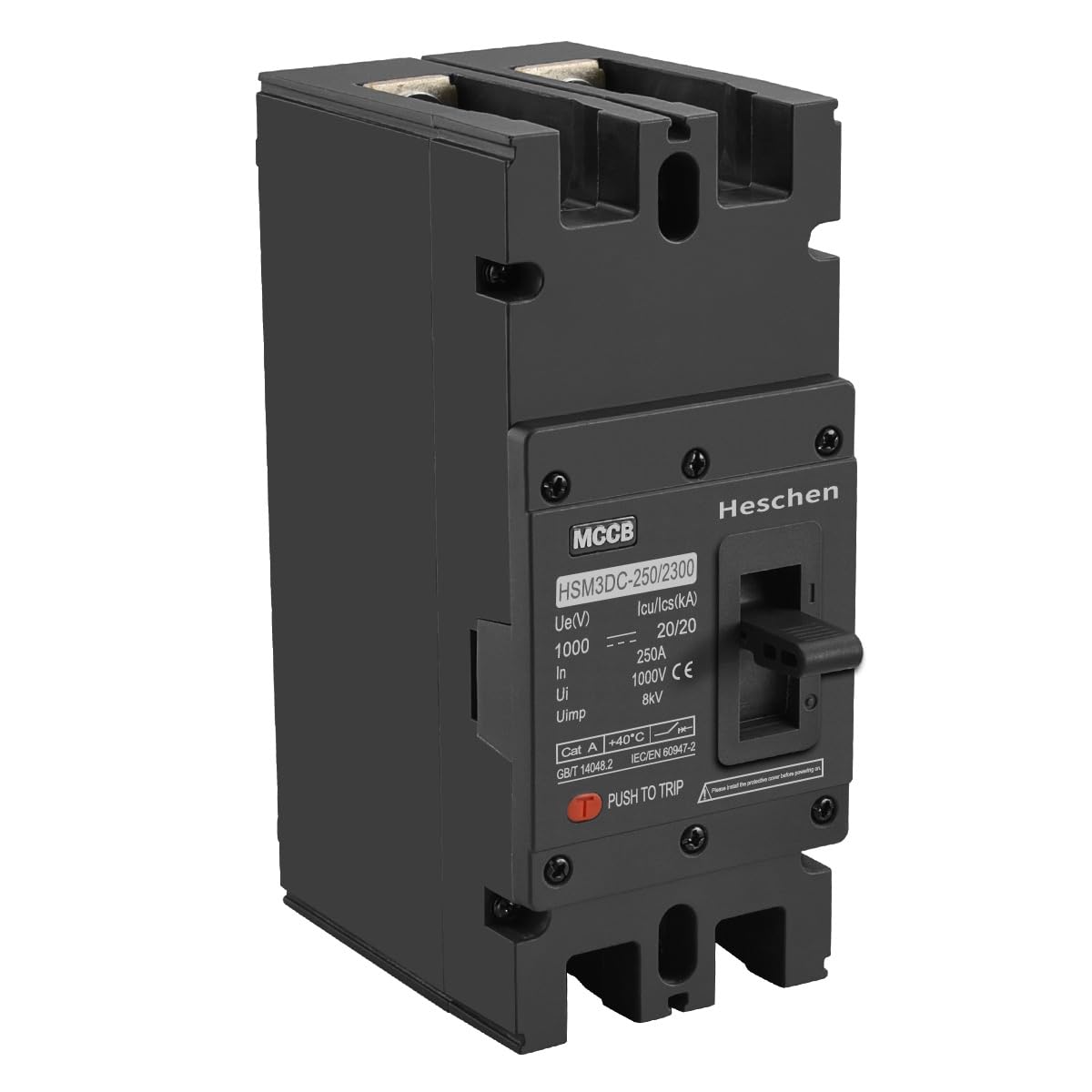 Breaker Module Mc Modular Router DC Molded Case Circuit Breaker MCCB, HSM3DC-250, 2 Poles, DC1000V ...