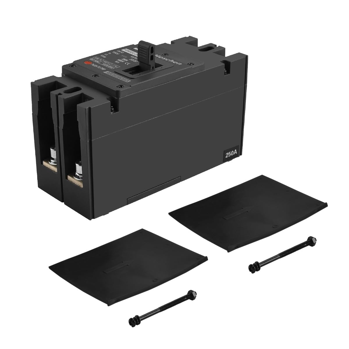 Breaker Module Mc Modular Router DC Molded Case Circuit Breaker MCCB, HSM3DC-250, 2 Poles, DC1000V ...