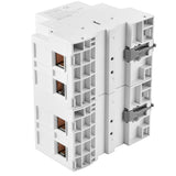Heschen Household AC Contactor, HS1-100, Ie 100A, 4 Pole 2NO 2NC, AC 220V Coil Voltage, 35mm DIN Rail Mount
