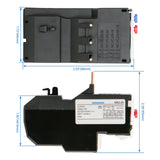 Heschen Thermal Overload Relay NR2-25 (JR28-25) AC 7A - 10A 1 NO 1 NC Electric Protection Switch