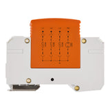 Heschen Surge Protective Device SPD, HS-C20, 275VAC 20KA, 3+N-PE, Fire-Proof, Low-Voltage Arrester, 35mm DIN Rail Mounting