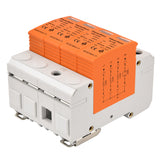 Heschen Surge Protective Device SPD, HS-C20, 275VAC 20KA, 3+N-PE, Fire-Proof, Low-Voltage Arrester, 35mm DIN Rail Mounting